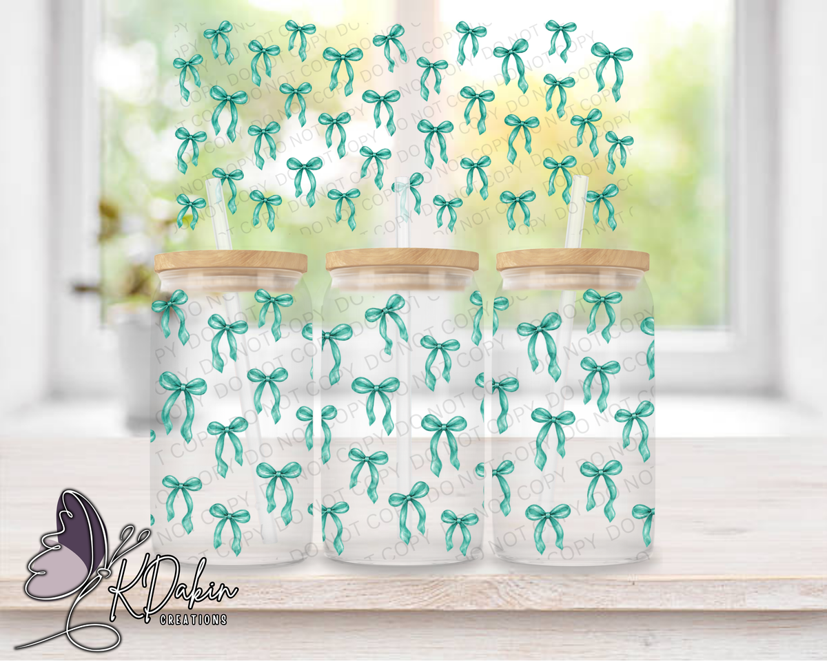 Mini Teal Bows