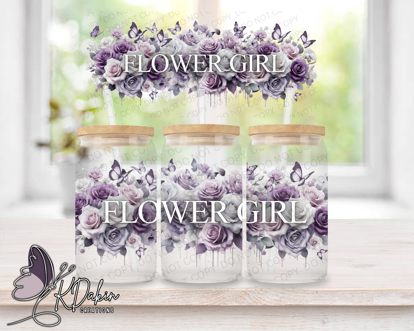 Flower Girl- Purple