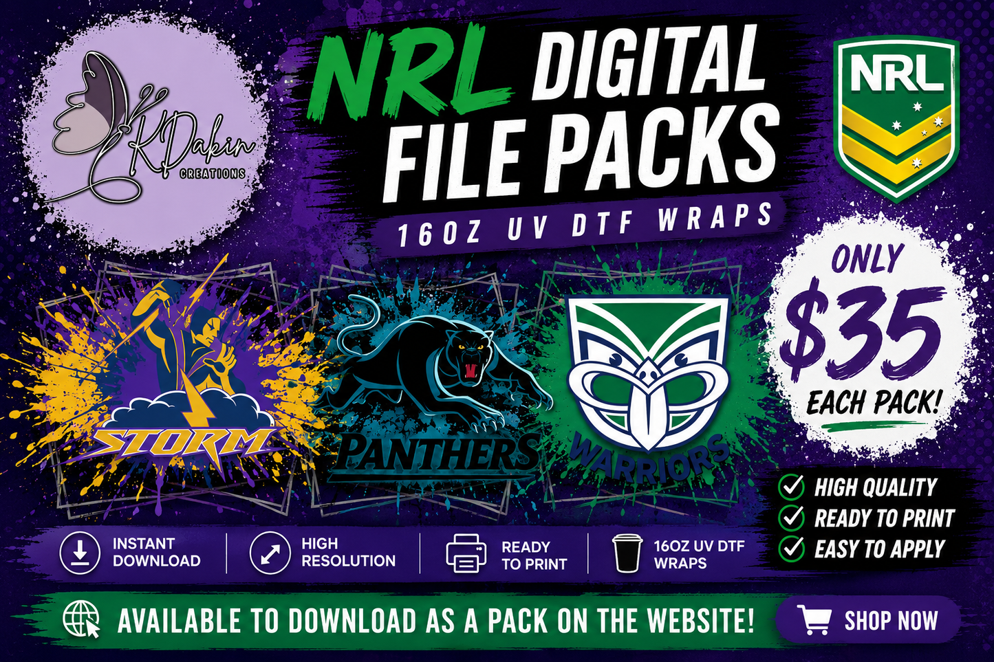 Digital File- NRL PACK