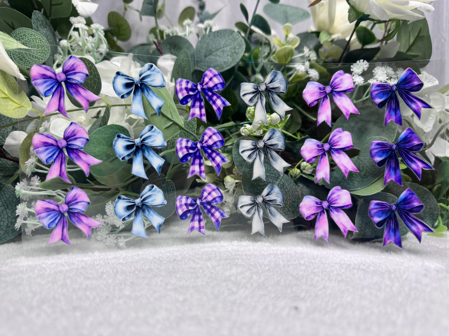 Purple bows