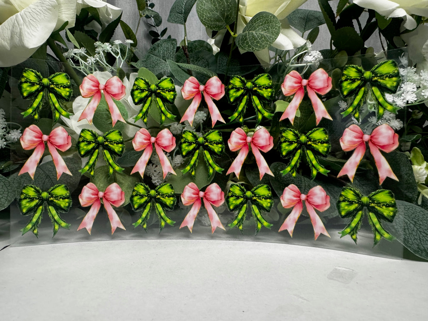 Grinch Pink Bows