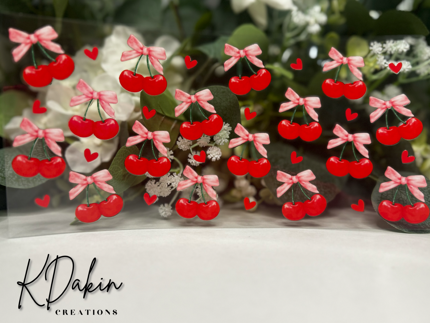 Cherry & Pink Bows