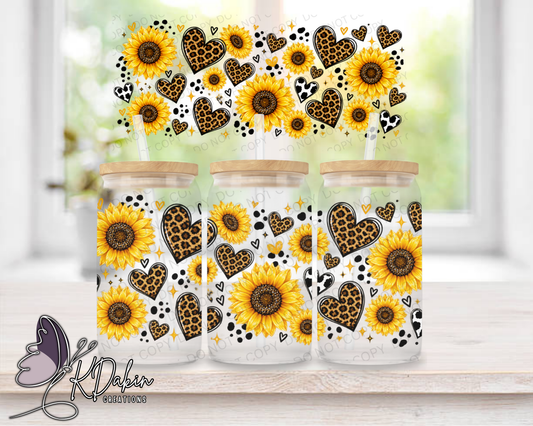 Sunflowers and Hearts