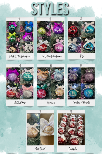 Christmas Baubles- Teachers