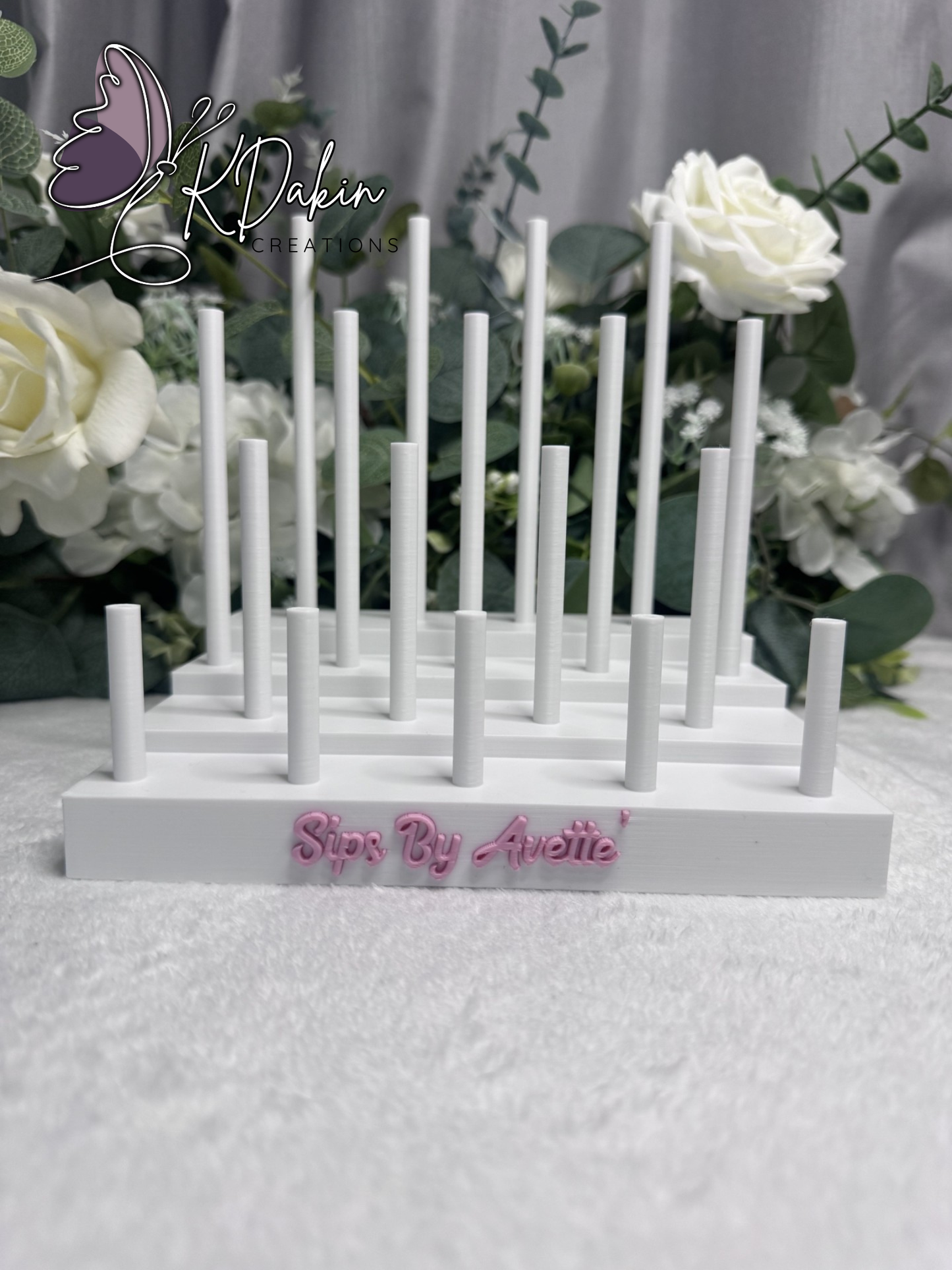 Customised Straw Topper Display Stand