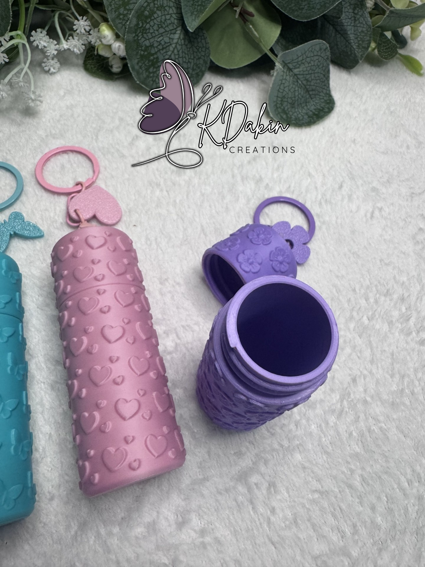 Lipgloss/Tampon Key Chain