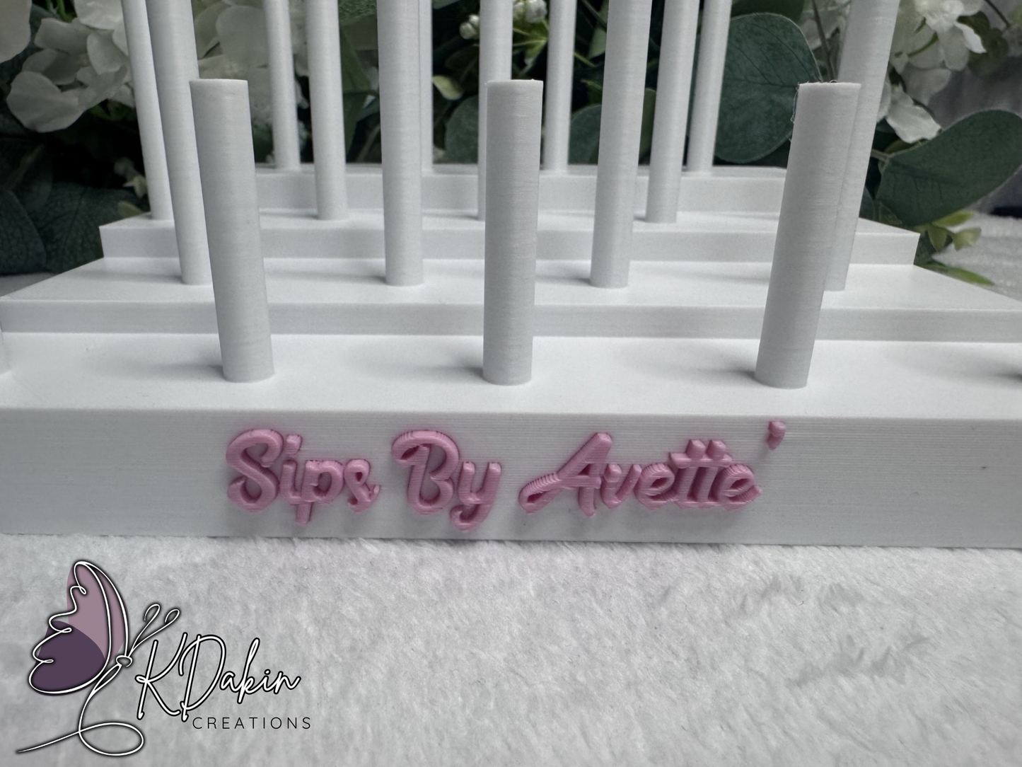 Customised Straw Topper Display Stand