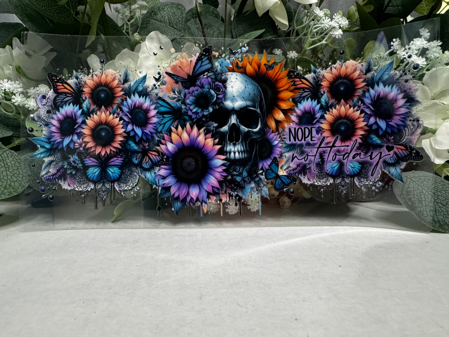 SALE Wrap- Skeleton Suflower