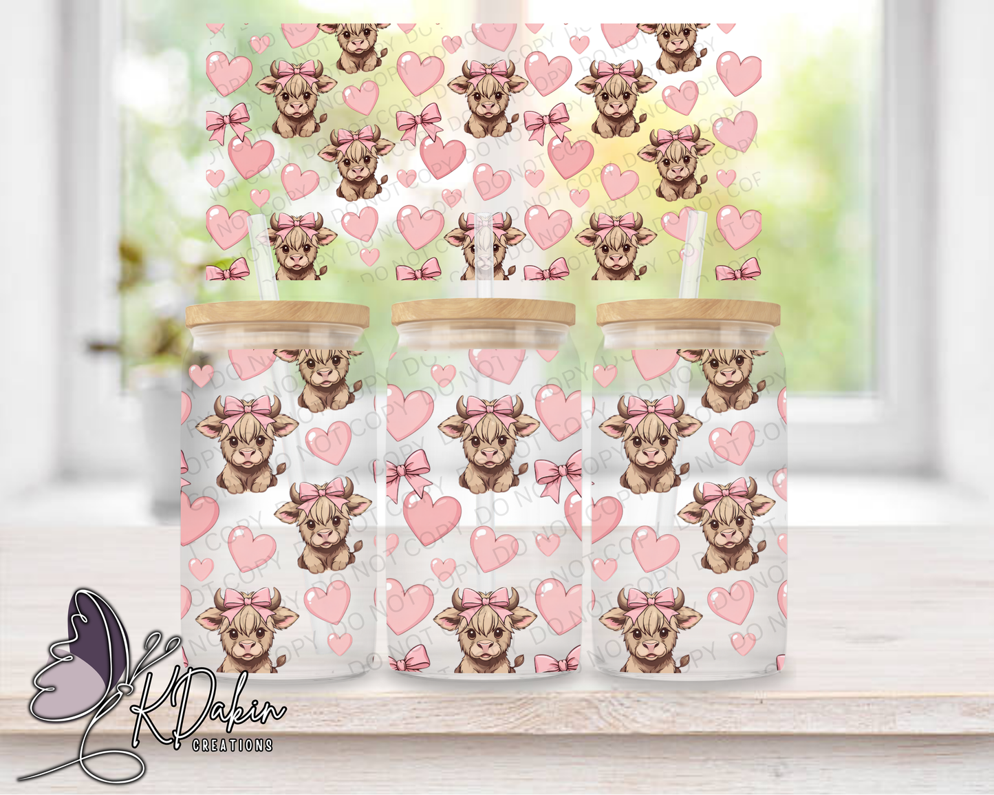 Pink Highland Bows