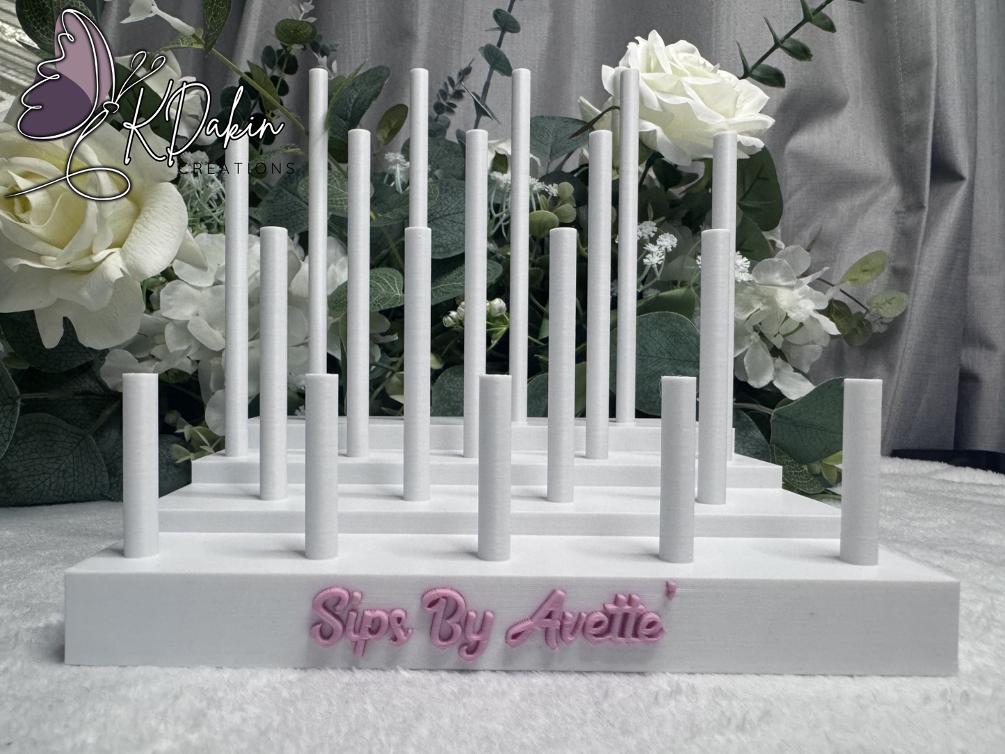 Customised Straw Topper Display Stand