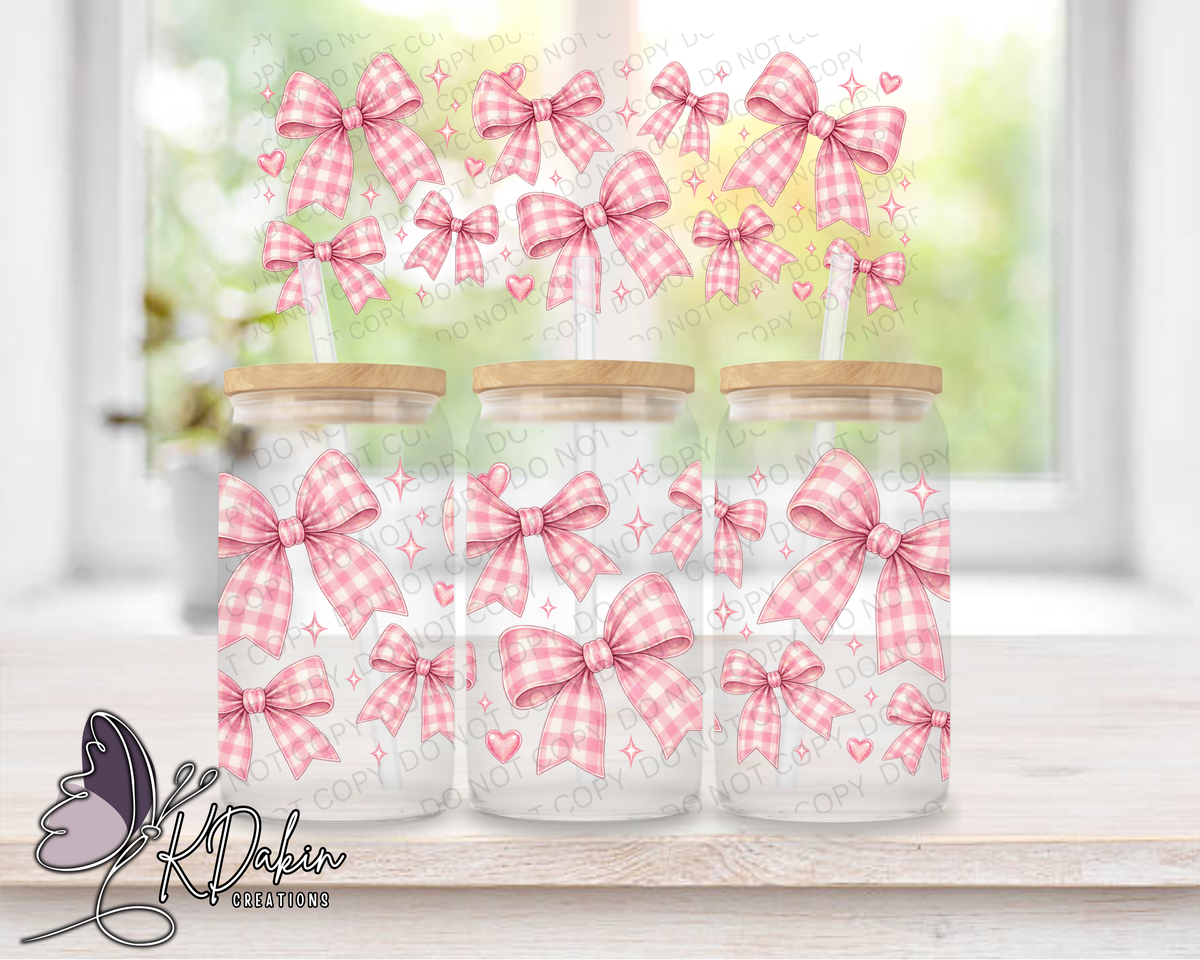 Pink Plaid Bows