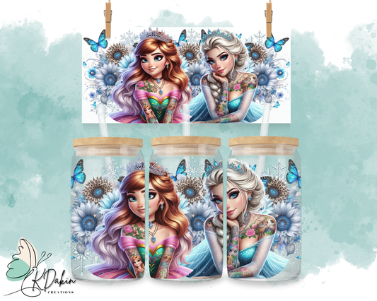Exclusive- Tatted Elsa Anna
