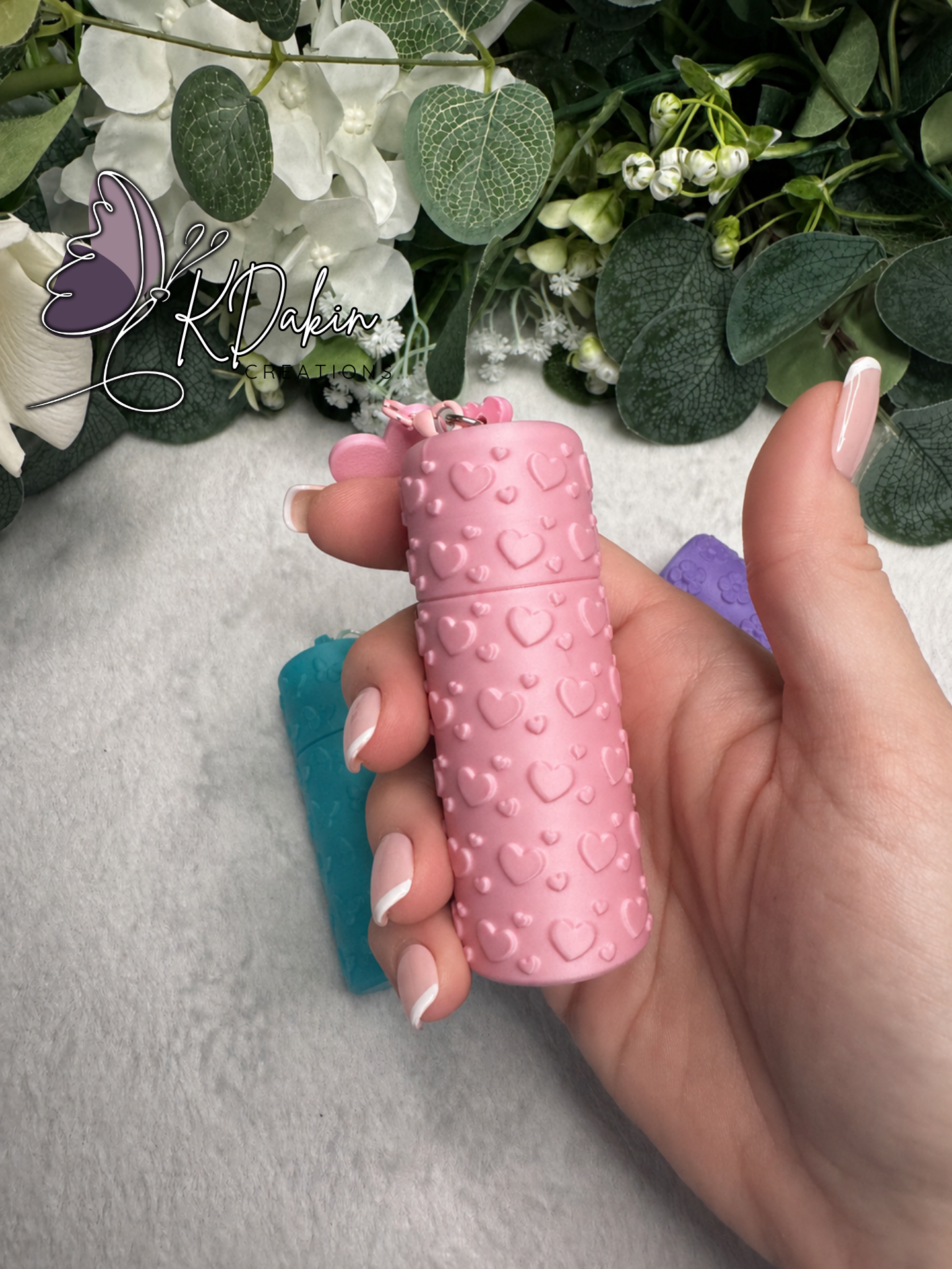 Lipgloss/Tampon Key Chain