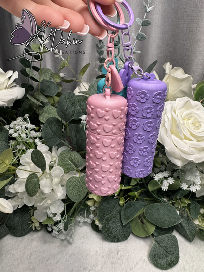 Lipgloss/Tampon Key Chain