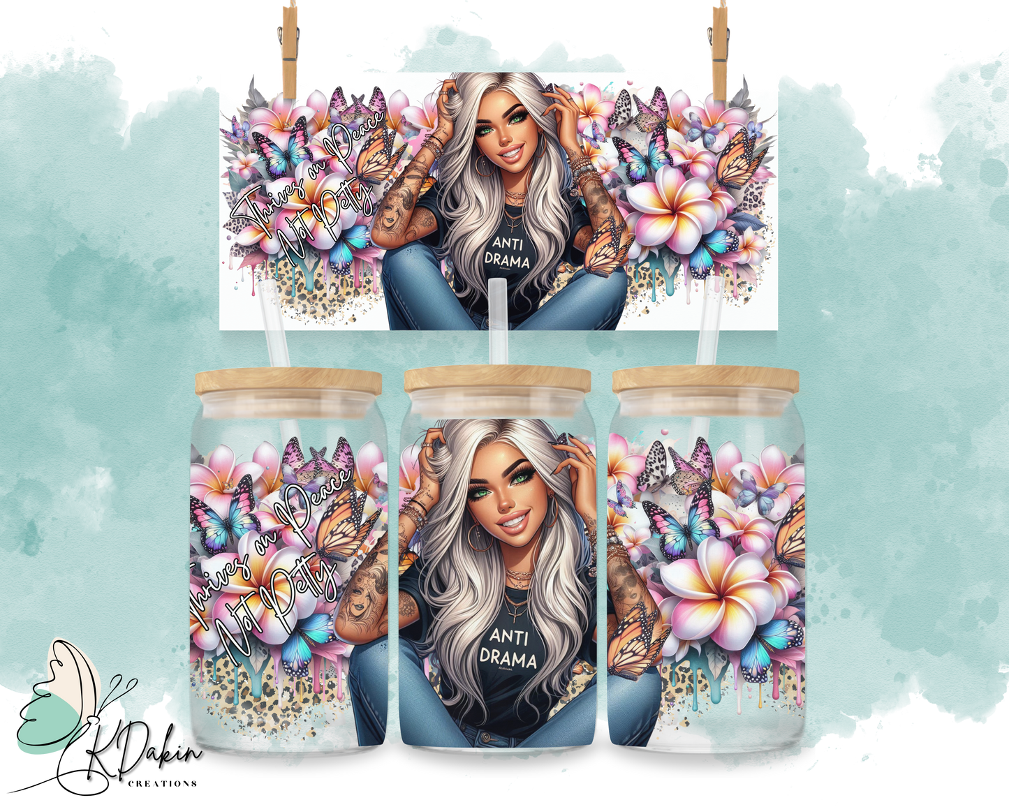 Tattoo Girl- Thrives on peace