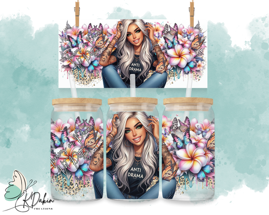 Tattoo Girl- Thrives on peace