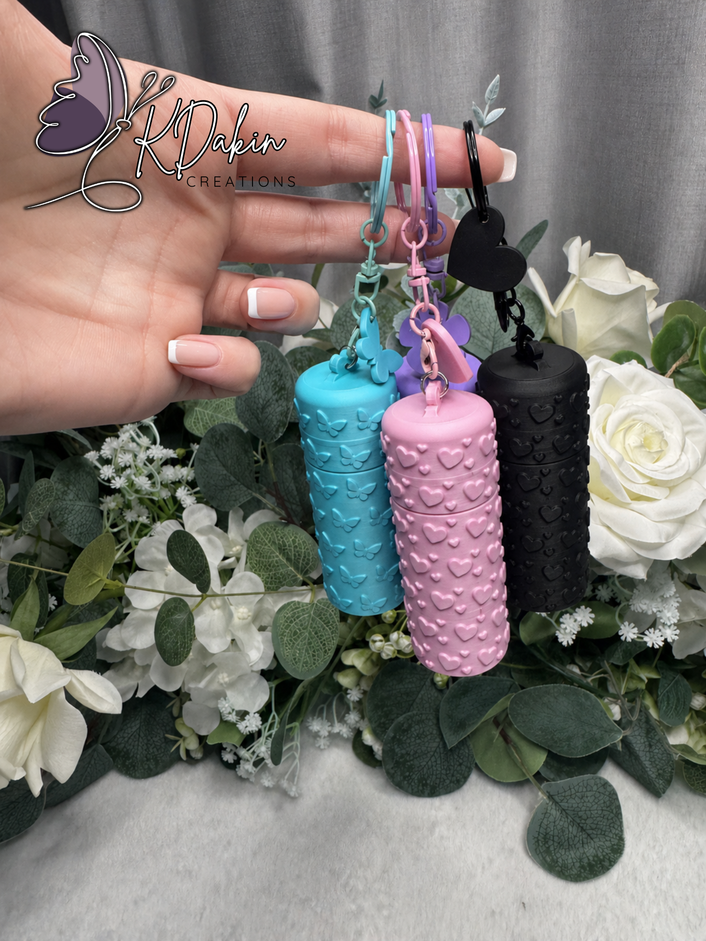 Lipgloss/Tampon Key Chain