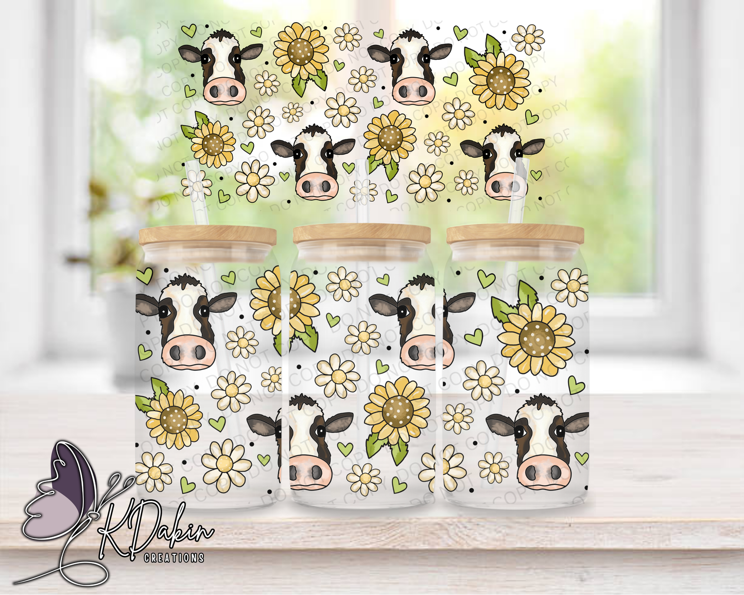 Cows and Sunflowers