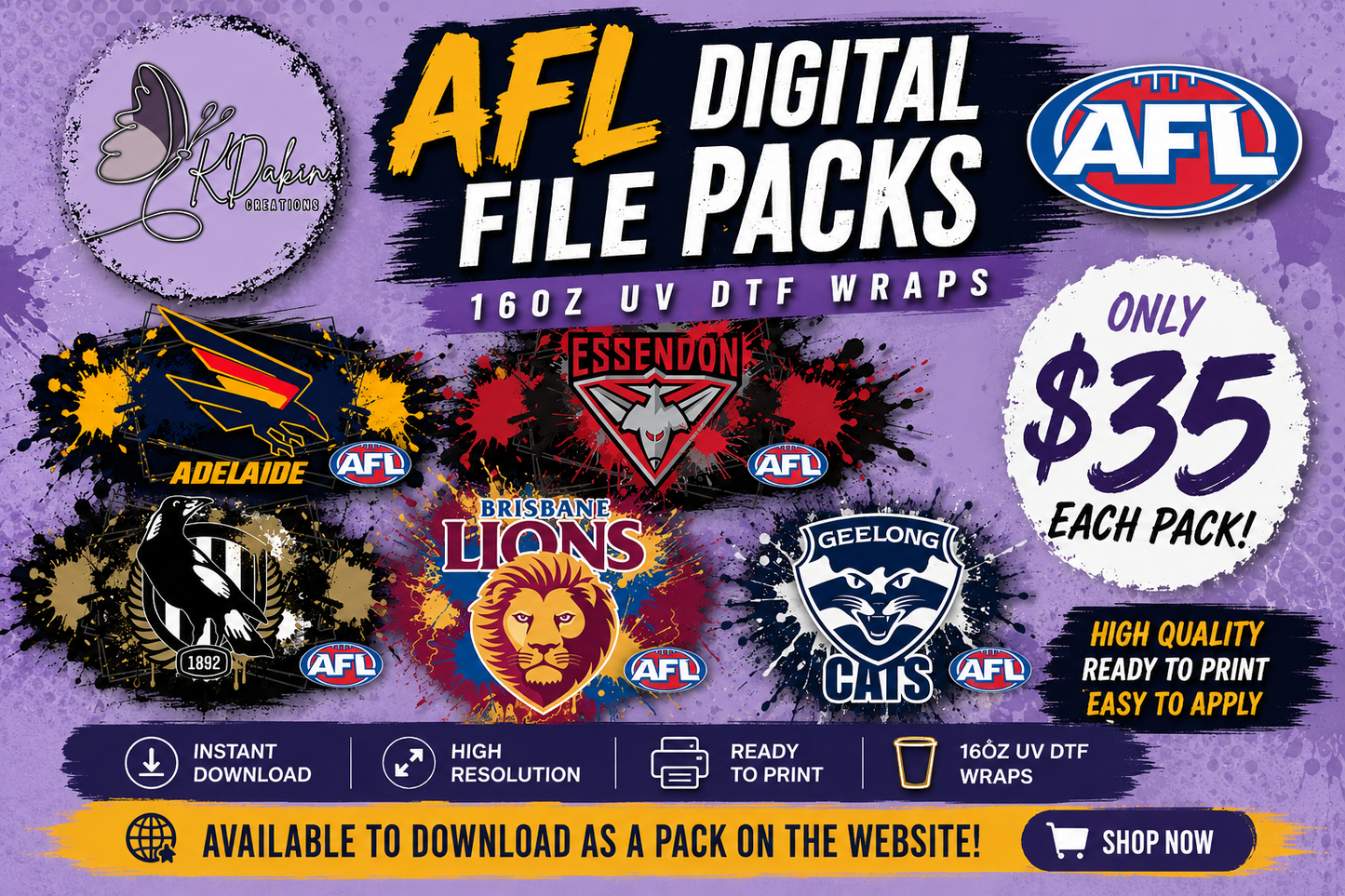 Digital File- AFL PACK