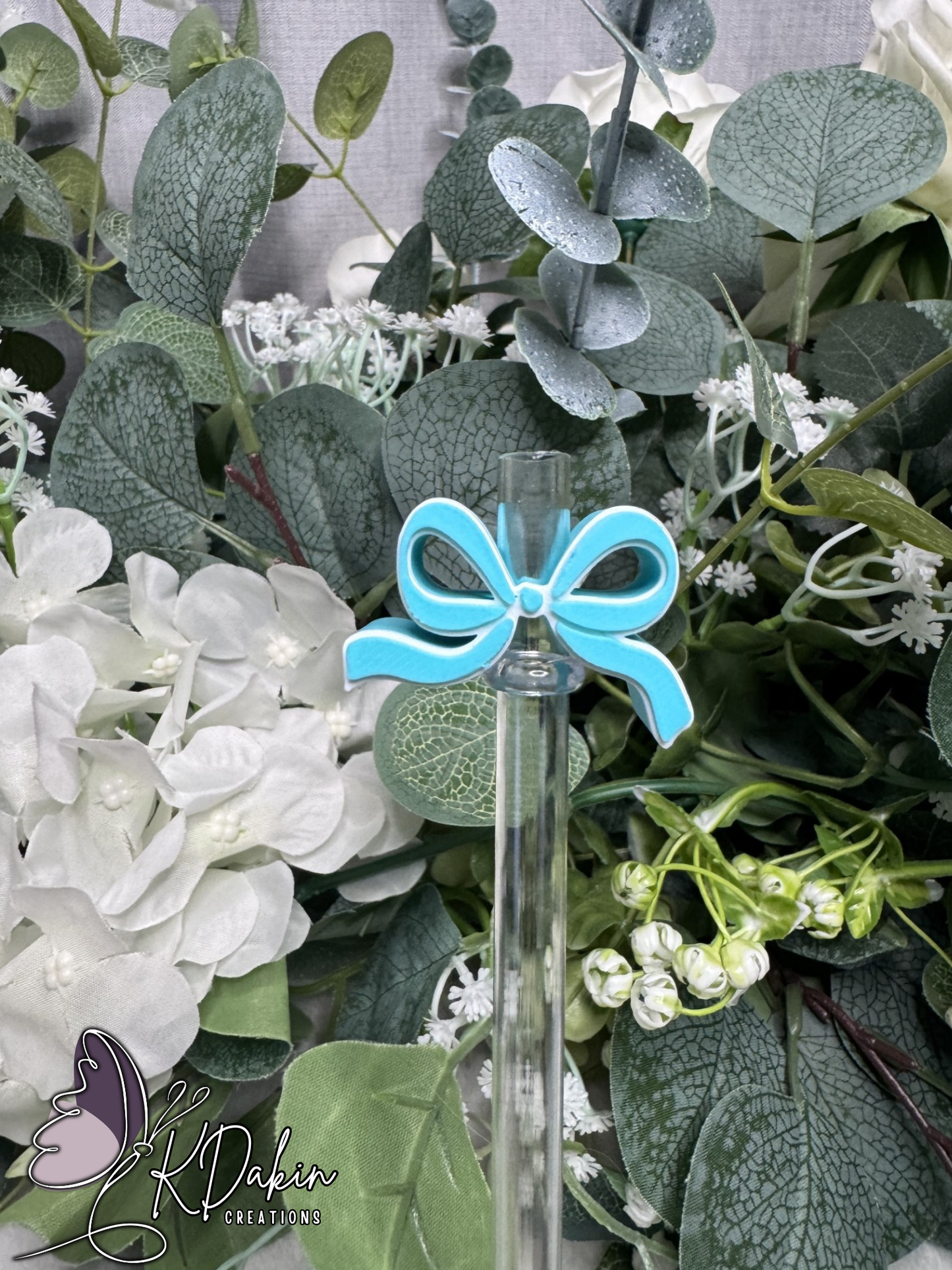 Mini Bow Straw Toppers
