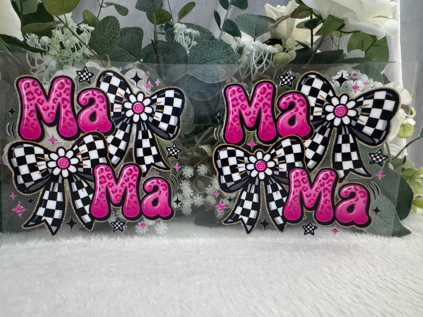 Ma Ma pink bow