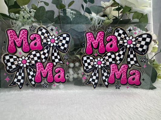 Ma Ma pink bow