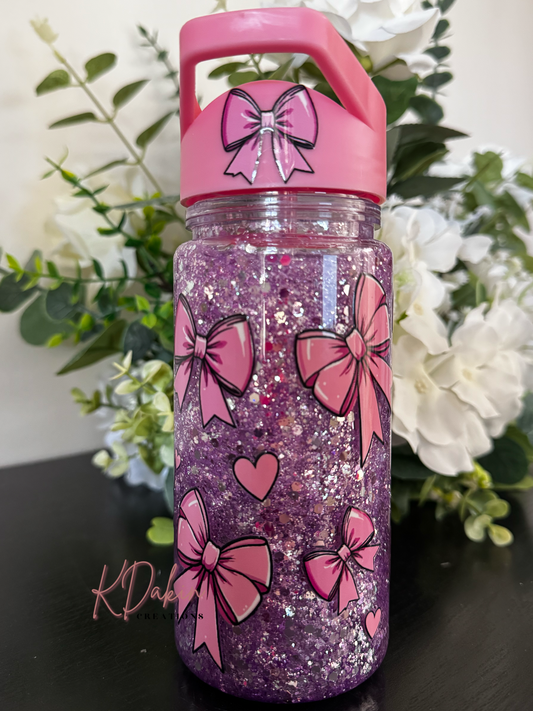 10oz Kids Drink Bottle Snow Globe
