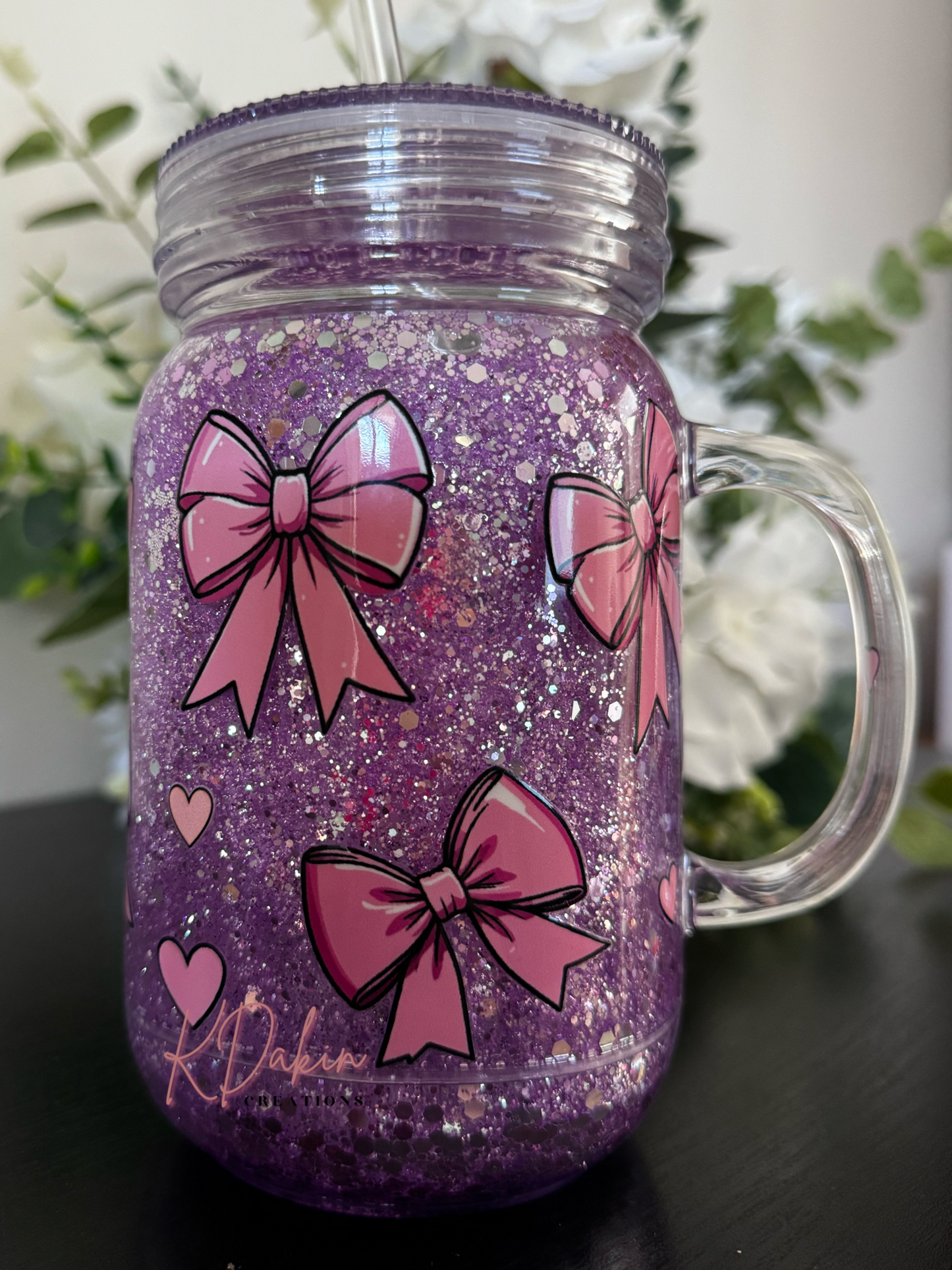 Mason Jar Snow Globe