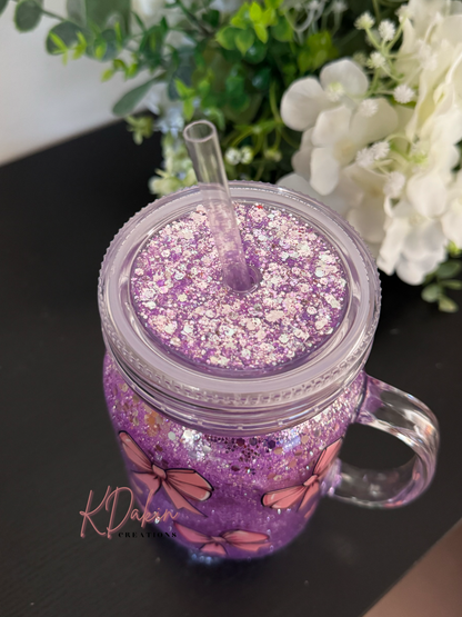 Mason Jar Snow Globe