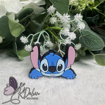 Straw Topper-091- Pink Ears