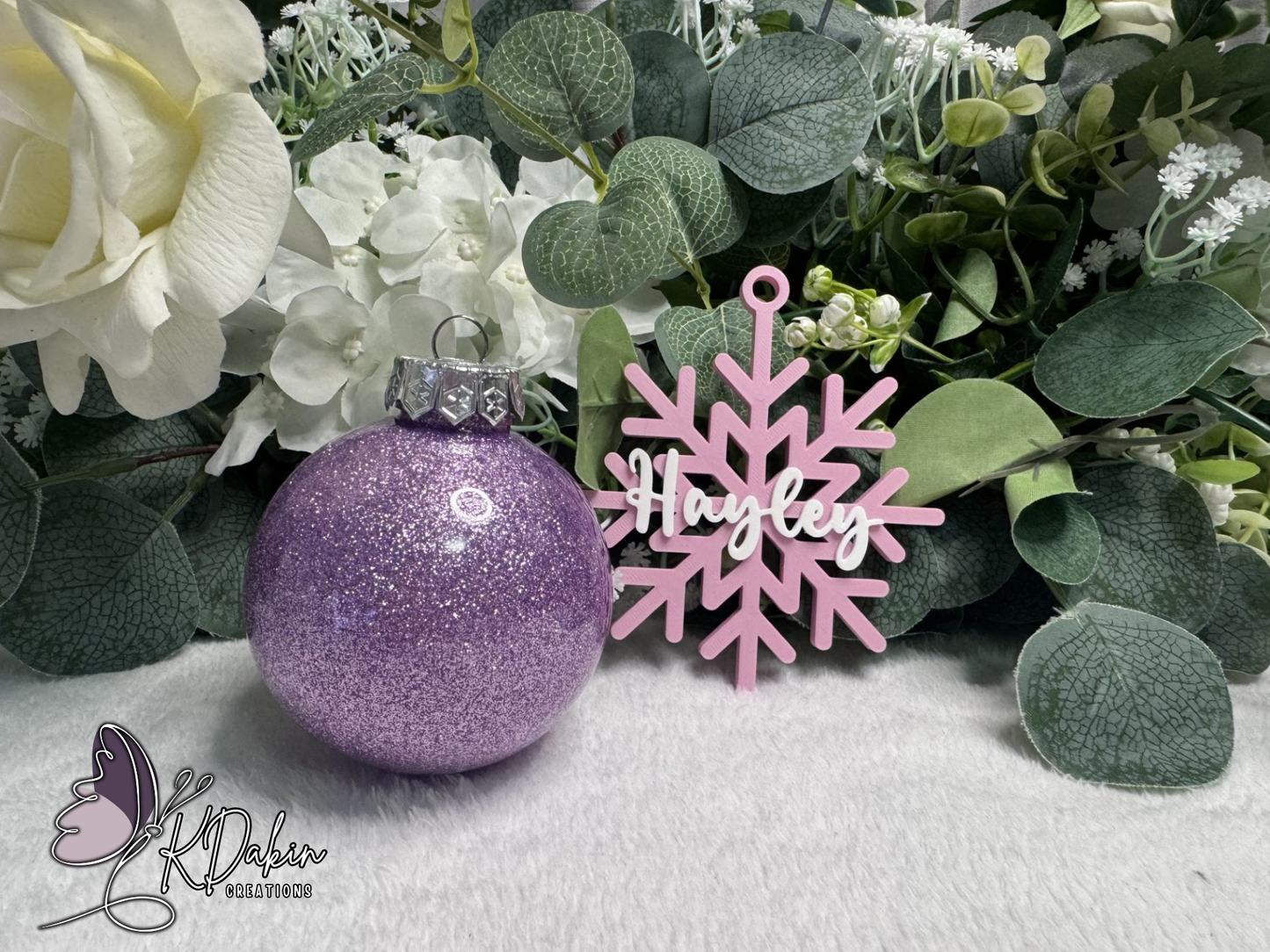 Customised 3D Printed Christmas Tree Ornament