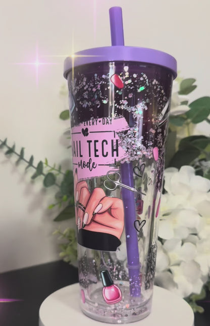 24oz Flat Top Stadium Tumbler