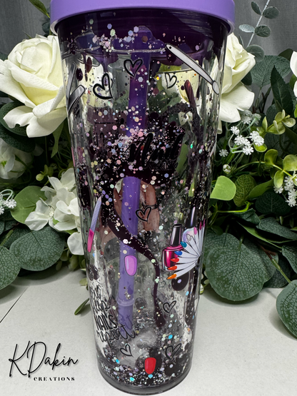 24oz Flat Top Stadium Tumbler