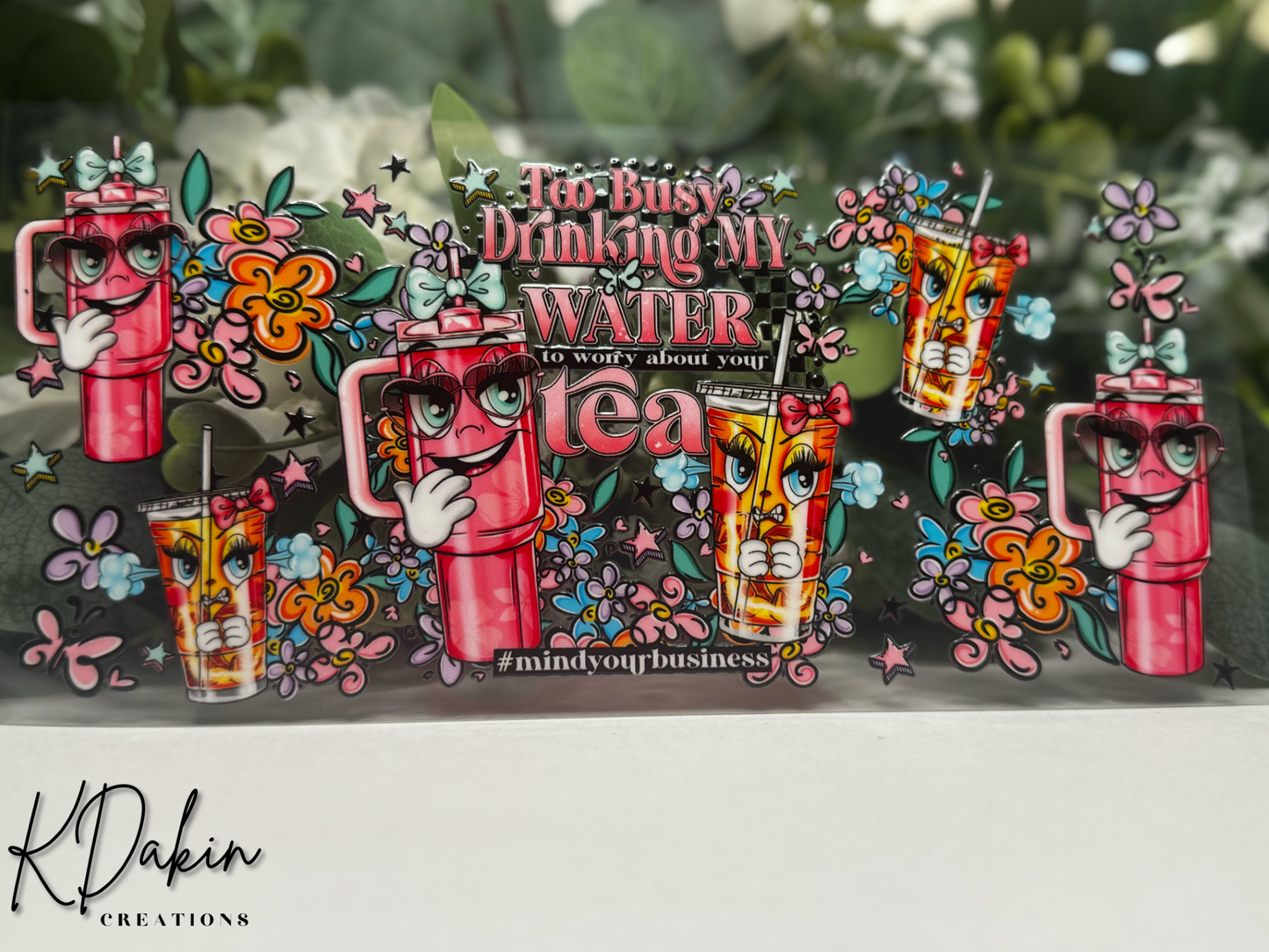 Too busy drinking water