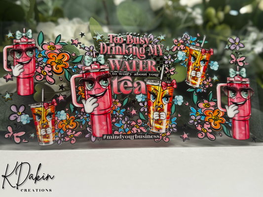 Too busy drinking water